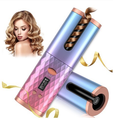 CurlPop – Automatic Cordless LCD Curling Iron