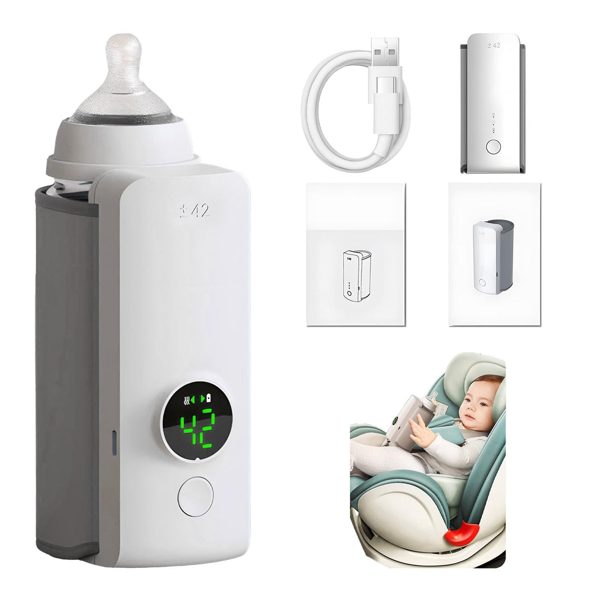 BibiWarm – 6-in-1 Cordless Bottle Warmer