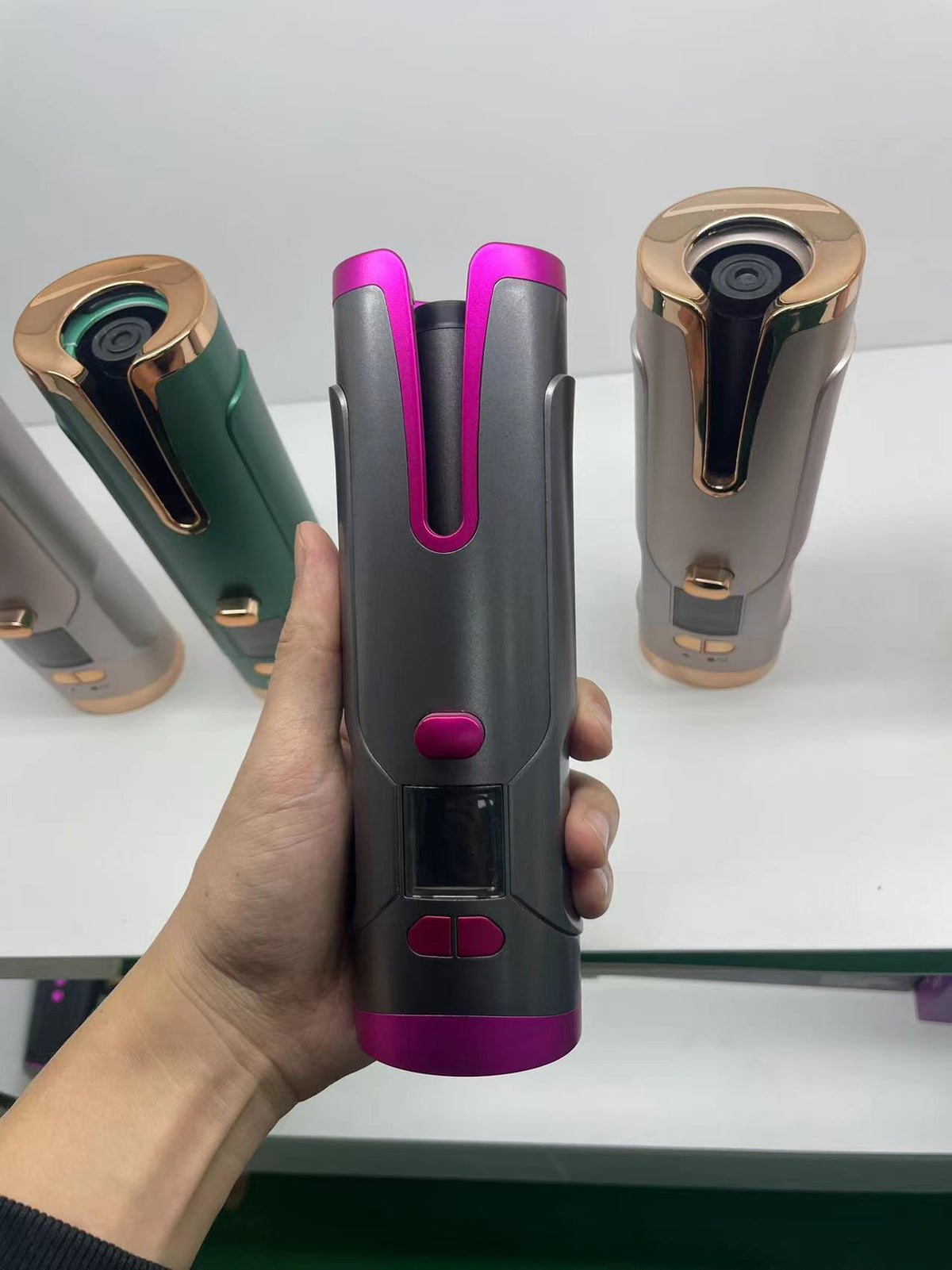 CurlPop – Automatic Cordless LCD Curling Iron